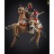 The god Guan Yu won the battle on a horse.