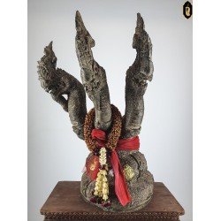 Ancient Three-Headed Naga, Bronze