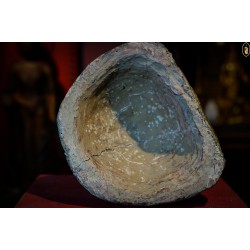 Sangkachai Buddha amulet thorns head of jackfruit His face was smiling with kindness. His body was completely chubby.