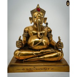 Lord Ganesha, Brahmin Church, Giant Swing, big ceremony in the heart of the city, year 2545, this one is considered cool. dare to ask