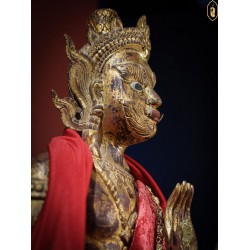 มหาราชาธิบดีแห่งยักษา องค์ท้าวเวสสุวรรณโณ เทพผู้ครองสวรรค์ชั้นจาตุมหาราชิกา 