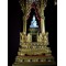 พระแก้วน้ำค้างรัตนชาติ พระหินเก่าเก็บมีอายุองค์พระ และฐานเป็นหินปิดด้วยทองแท้ 