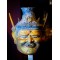 Kru Narod's head The old head is worshiped on the shelf. Passed the ceremony to cover teachers on many occasions, many shafts  The Buddha is outstanding in every aspect. People who have their teachers know that.