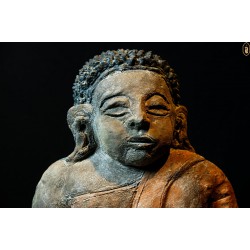 100-year-old ancient Sangkachai Phra Nakhon Si Thammarat style unique beauty This type of art is often found in ancient caves and temples.