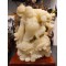 Genuine jade, carved Bodhisattva Sangkajai image