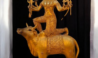“Narayana on a bull”, the only one where the power of the universe comes together here