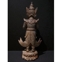 ท้าวเวสสุวรรณเนื้อไม้โบราณ