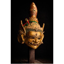 เศียรตะโพนท้าวเวสสุวรรณหน้าเทพ