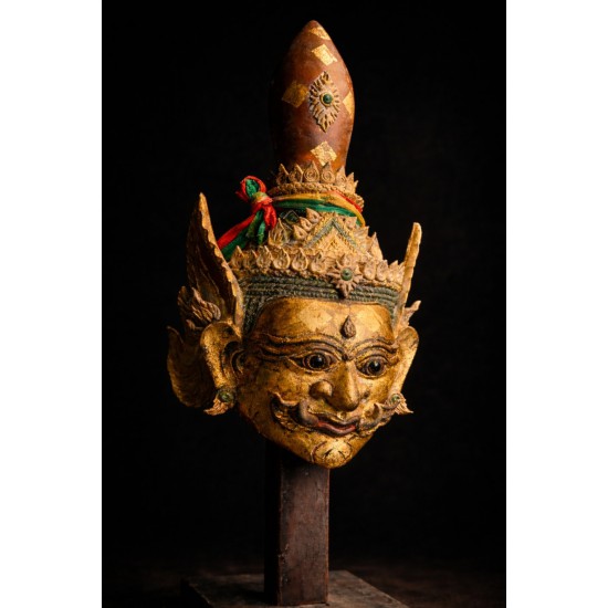 เศียรตะโพนท้าวเวสสุวรรณหน้าเทพ