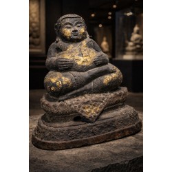 พระสังกัจจายน์เนื้อดินเผายุครัตนโกสินทร์