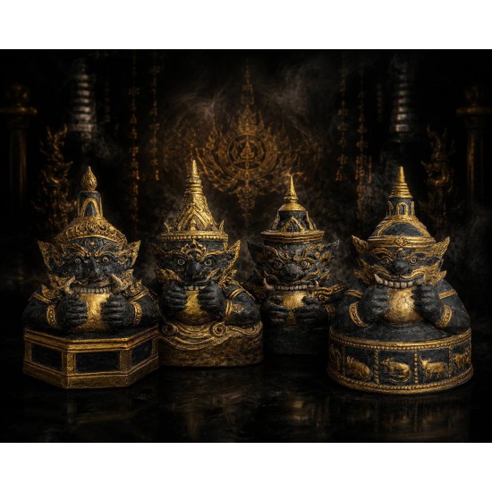 4 องค์ 4 แบบ งานเก่าชุดนี้ ไม่มีการสร้างซ้ำ และไม่ใช่งานที่เจอได้ทั่วไป
